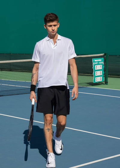 Men's tennis set (polo shirt and shorts) named after Daniil Medvedev