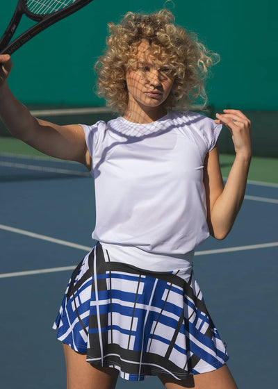 Women's plaid tennis skirt named after Sofia Kenin